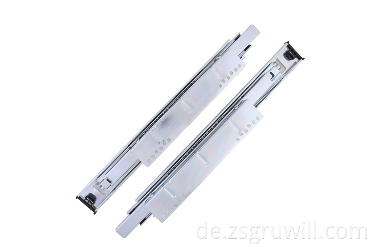 DTC Telescopic Auto Single Spring Soft Close Tandem Box Kugellager Schiene Schleife Folie